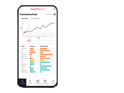 A digital UX to communicate an investment philosophy for Prudential